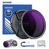 NEEWER MRC ND2-400 Variable ND Filter with Lens Cap 49/52/55/58/62/67/72/77/82mm Multi-function Neutral Density Camera Lens 49mm