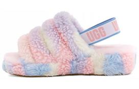 UGG Fluff Yeah Slide Cali Collage Women's 1120070-PSTR 36