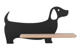Candellux vaikiškas sieninis šviestuvas su lentyna IQ Kids Dog, juodas