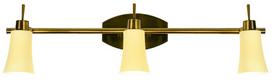 Lubų lempa Candellux Kroton Strip 3x40W G9 patina