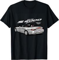 S2000 White JDM Graphic Retro Tuner Car Drift Racing Gift Unisex T-Shirt S