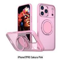 CAXITON iPhone 17 Pro Magnetic Ring Stand Protective Case
