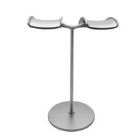Premium Headset Display Stands Holder Double Arm Mount Design and AntiSlip Base for ClutterFrees Desktop Setups sidabras