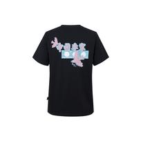 Li Ning Revive Series Casual Fun Print Short Sleeve T-Shirt Women tops Black AHSWA90-2 S
