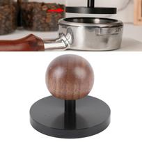 Black Coffee Hammer Spherical Wooden Handle Coffee Tamping Tool Coffee Tamper  Coffee Making 51mm