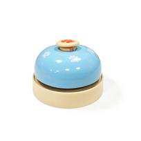 Pet Interactive Training Bell Paw Print Design Hand Press Table Bell Loud Clear Ring for Cat Dog Feeding Reminder House Training Supplies mėlyna