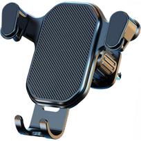 Gravity Auto Lock Car Phone Holder Air Vent Mount Universal Anti‑Slip Mobile Phone Stand Stable Car Bracket juoda