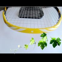 Wear Resistant Badminton Racket Head Edge Protector Racquet Protective Sticker  Badminton Racket geltona