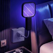 Portable Mini Mosquito Trap UV Light Electric Mosquito Device Durable Fly Swatter  Bedroom žalia