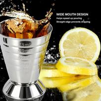 304 Stainless Steel Cocktail Jigger 3 Scales Kitchen Measuring Cup Bar Measuring Cup  Bartender sidabras