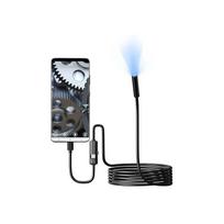 N 7mm USB Type C Endoscope IP67 Waterproof Flexible Camera Adjustable LED Light For Smartphones Tablets Automotive Inspection Tools