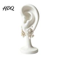 Earring Display Stand for Desk Human Ear Holder Shaped Jewelry Stand Storage Organizer Organizer Home Dresser Store Counter Use balta