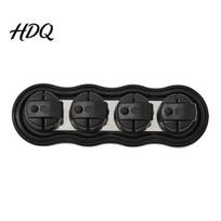 Adhesive Cable Holder Magnetic Cord with 4 Slots Desk Organizer Multi-Slot Wire Organizer Management Clip Charging Keeper for Home Office juoda