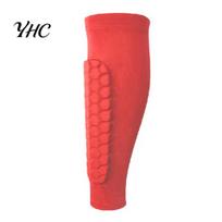 Shin Guard for Athletes Soccer Sleeves Calf Compression Sleeve with Honeycomb Pads Leg Protection Sports Pad Kids And Adults Football M