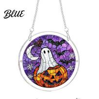 Adult Halloween Activity Acrylic Puzzle Suncatcher Window Hanging,7.87 Inch Sun Catcher Spooky Cute Design Decoration Ornament Ideal for Gifting and A