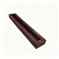 Velvet Ring Display Stand Wood Ring Storage Rack Jewelry Accessories Ring Holder  Jewelry Shop 05 black pu walnut