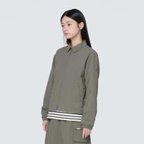 [Snowpeak] Campul Women's Collar Windbreaker Dark Khaki (S24FWCWB17) 85