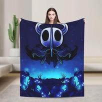 Hollow Knights Super Warm Blanket Girls Boys Plush Bedding Throws Print Couch Chair Flannel Bedspread Sofa Bed Cover Size: 75*100cm, Weight: 230 GSM