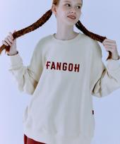 Pengo F-Logo Embroidered Crew Neck Sweatshirt Cream Cream/L