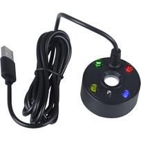 Mist Maker,DC 5V Water Fountain Pond Fog Machine LED Color Change Fogger for Halloween Garden Rockery Yard Outdoor