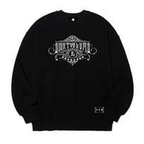 Eight Volume Ev Emblem Unison French Terry Oversized Sweatshirt (Black) Black/M