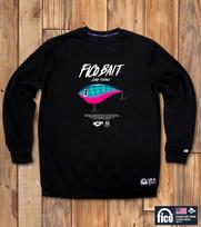 Doldol Fico-Mtm-185 Extreme Fishing Brand Pico Graphic Sweatshirt Long Sleeve Light Gray/M
