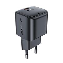 Mini ładowarka sieciowa gan pd 30w usb-c czarna