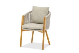 Krzesło ogrodowe haven  57x63x76 zumm mokka aluminium teak homms