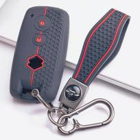 Flip Key Fob Cover for Suzuki Swift Vitara SX4 S Cross Ignis Baleno Ertiga Jimny with Keychain Honeycomb Texture Non Slip Grip Flip Key Fob Protector juoda