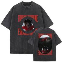 Rock Florence + The Machine Everybody Scream Tour 2026 Retro Washed T Shirt Men's Gothic Hip Hop Pop Music Short Sleeve T-Shirt S įvairiaspalvis
