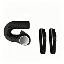 Portable Hose Insulation Cover, Wrap for Conditioner Duct, Heat and Cold Loss Barrier with Adjustable Straps One Size