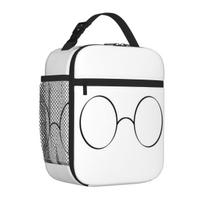 Bestselling Gojo S Glasses Transparent Picnic Style Reusable Lunch Bag Grocery Carry Nylon Lunch Bag One Size