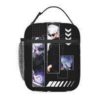 Custom S-Satorues G-Gojoes Insulated Lunch Bag for School Office Food Leakproof Thermal Cooler Bento Box Women Men One Size