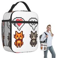 Stardew Valley Video Gamer Insulated Lunch Bag for Women Kids Portable Food Boxes Thermal Lunch Box Tote One Size