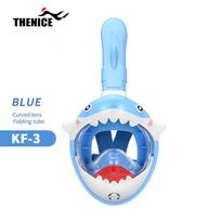 Full Face Diving Mask Waterproof and Fog Proof Swimming Goggles for Children's Swimming Equipment XS(4-10yesrs)