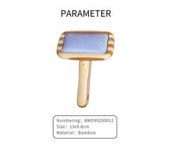 BOOMHOME Beech Wood Pet Slicker Brush Hair Remover cat Dog Brush for Grooming Home Use Steel Brush New of Rubber Comb