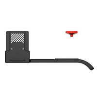Camera Grip Handle Metal Hand Grip For X-E5 With Cold Shoe Mount For Accessories Like Lights And Microphones juoda