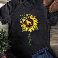 Boxer Mom Sunflower Shirt: Funny Dog Lover Gift S