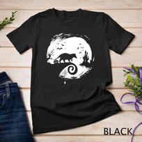 Opossum Halloween Costume Moon Silhouette Creepy Horror T-Shirt Unisex T-shirt 1 M