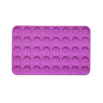 Silicone Keychain Molds Round Letter Keychain Resin Epoxy Mold Casting