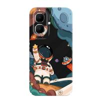 Flying Astronaut Phone Case For Infinix Smart 10 Plus 9 8 7 6 Film Hard Cover infinix Smart 7
