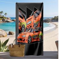 fast and Furious Printed Quick Dry Beach Towel Super Absorbent Soft Lightweight Bath Towel for Pool Summer Travel 70cmx140cm(27x55inch)