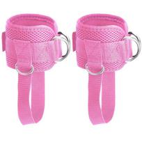 Dumbbell Ankle Strap Adjustable Ankle Weights Strap Weight Dumbbell Portable Ankle Brace free size rožinė