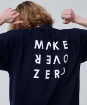 Moz Moz Back Logo Oversized T-Shirt_Navy 1