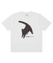 Color Blind Pow Wow Cat Short Sleeve T-Shirt White Xl