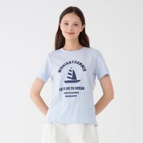 Sup Marine Look Round Neck Short Sleeve T-Shirt (Sz4St30) White(31)/066