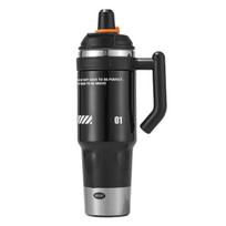 40oz Vacuum Stainless Steel Sports Tumbler Dual Drink Lid (Straw Sip) Ergonomic Handle Leakproof for Gym Outdoor Travel Hot/Cold 40OZ(1133.98g) juoda