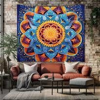 Light Luxury Tapestry Bohemian Wall Tapestries Mandala Home Decor Bedroom Headboard Aesthetic Background Cloth Room Decoration 100X70CM