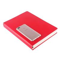 Thick A5 A6 A4 Pu Leather Sketchbook Blank Inner Page Diary Notebook 660 Pages Writing Picture Book Custom Gift (Red,A6) raudona