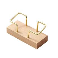 Tabletop Shelf Wooden Card Holder Walnut Wood Card Organizer  Home Office Supply Walnut Wood